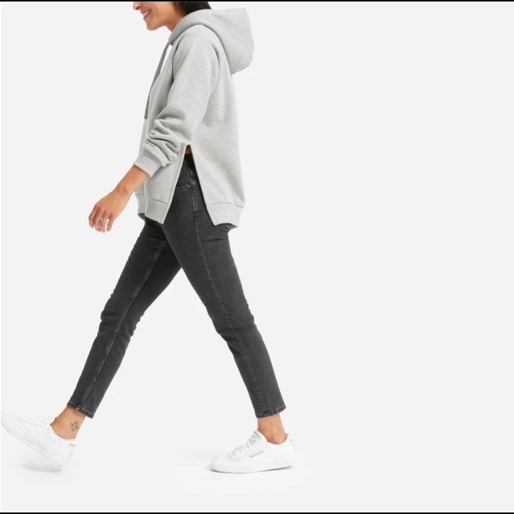 Everlane Gray Hoodie Sweatshirt - Picture 3 of 9